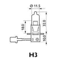 HELLA 8GH002090251 - LAMPARA H3 24V 70W