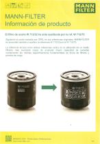 MANN W71222 - [*]FILTROS DE ACEITE Y COMBUSTIBLE