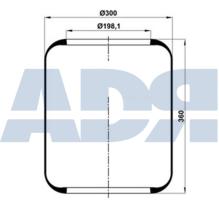 ADR 51551000 - FUELLE SOLO GOMA DAF,IVECO,MAN,