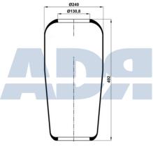 ADR 51602000 - FUELLE SOLO GOMA VOLVO