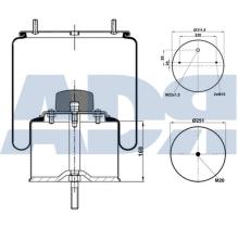 ADR 51614001 - FUELLE CPLTO. P.METALICO GIGANT