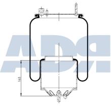 ADR 51346000 - FUELLE SUSPENSION VOLVO 21224750