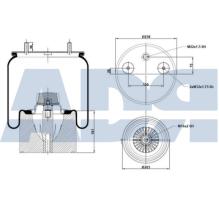 ADR 51839015 - FUELLE SUSPENSION PISTOS PLASTICO BPW