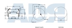 FIRESTONE W01M586091 - FUELLE CPLTO. 1T15 J SERIES MB ACTROS MP4